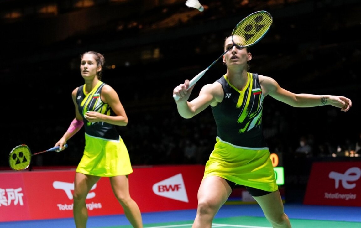 Габриела (вляво) и Стефани Стоеви ще играят в Бирмингам..