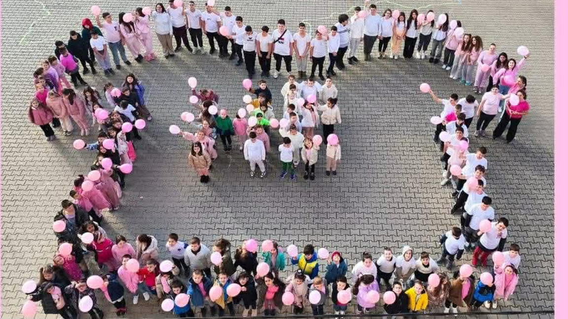 Флашмоб_Розова фланелка в IX ОУ