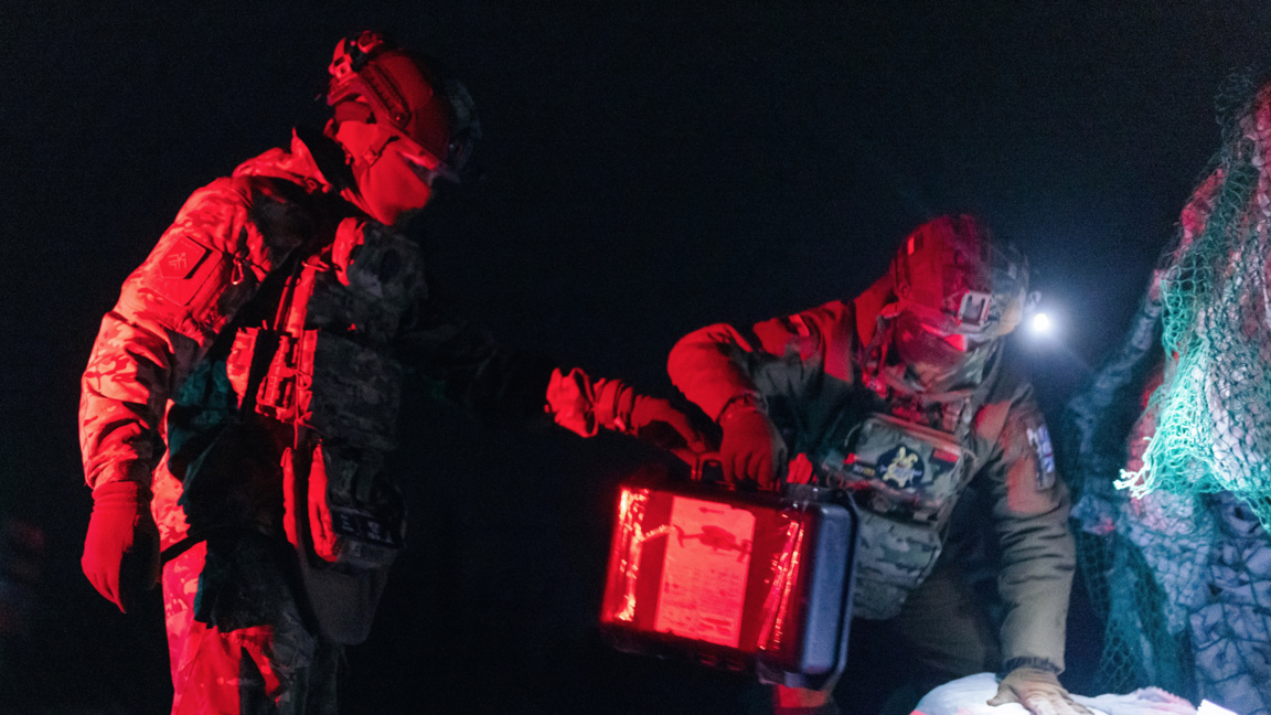 Украински войници в Харков