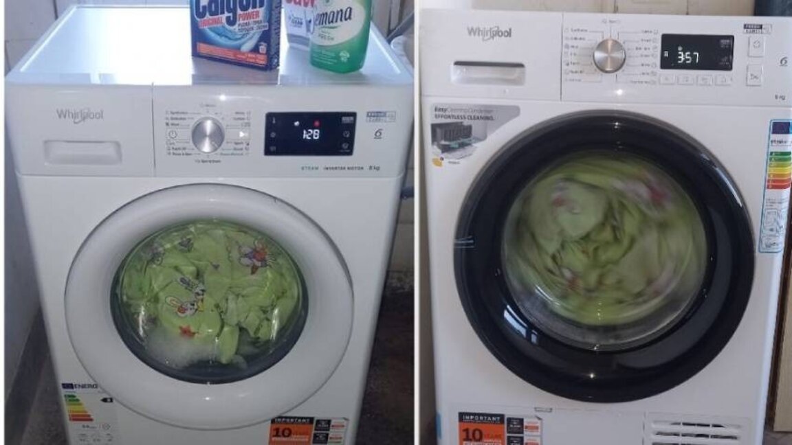 Slavyanovo köyünde ücretsiz çamaşır ve kurutma makinesi hizmete sunuldu