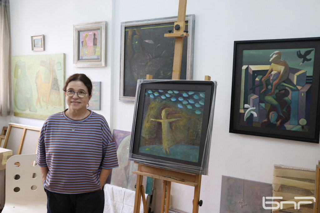 В ателието на Марта Левчева