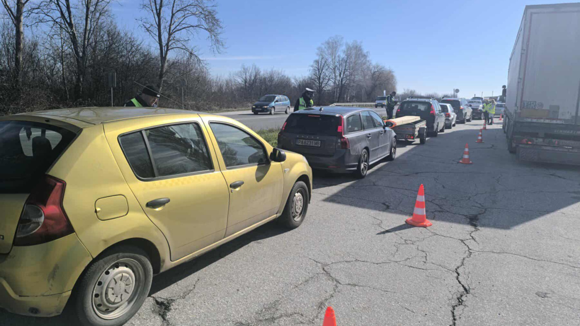 Нито един пиян шофьор не установи проверка на пътя Пазарджик-Пловдив