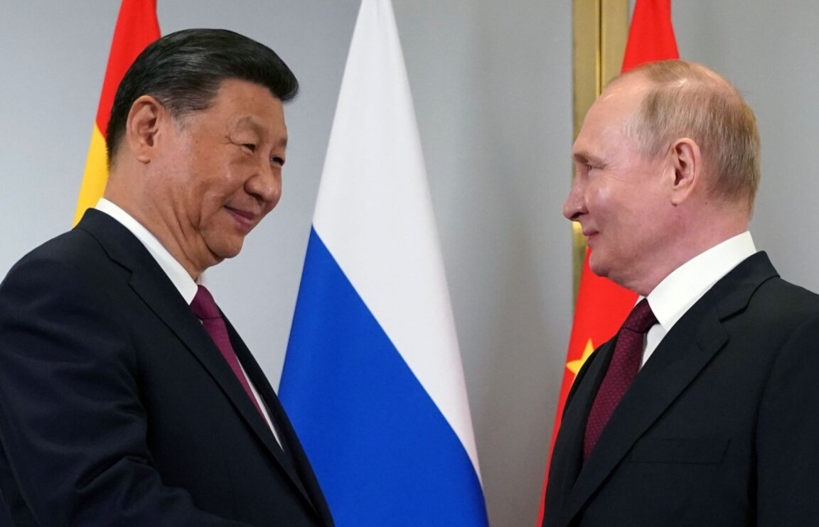 Президентите на Китай Си Цзинпин и на Русия Владимир Путин