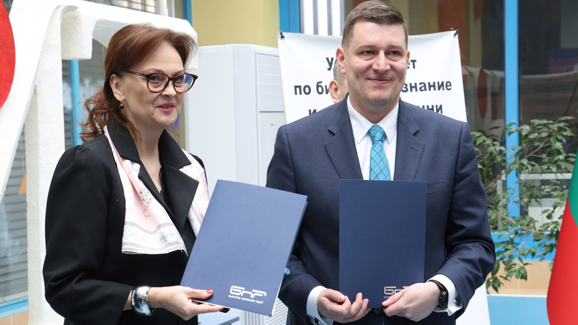 Полина Карастоянова и Милен Митев