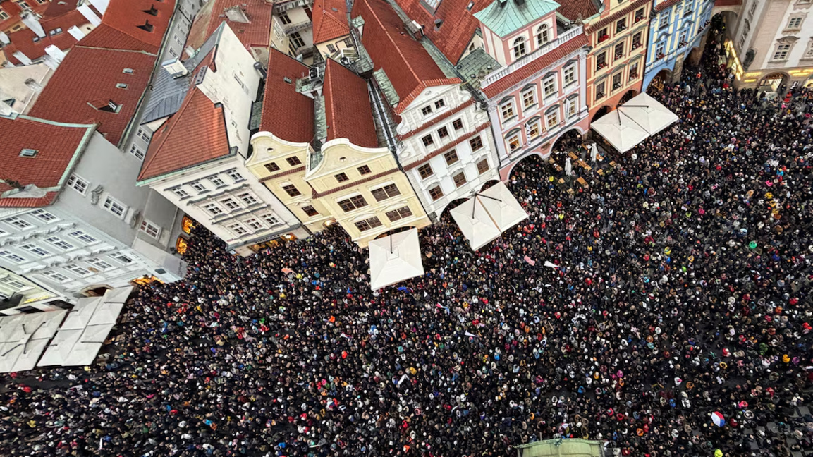 Протестът в Прага