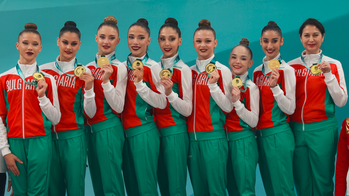 8 médailles pour la Bulgarie au Championnat d'Europe de GR à Varna