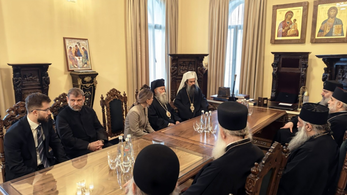 Патриарх Даниил присутствовал на похоронах Грузинского патриарха Илии II  