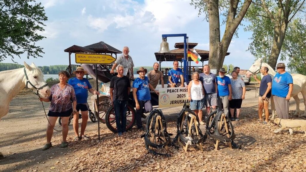 „Friedensglocke“ auf dem Weg nach Jerusalem durchquert Bulgarien