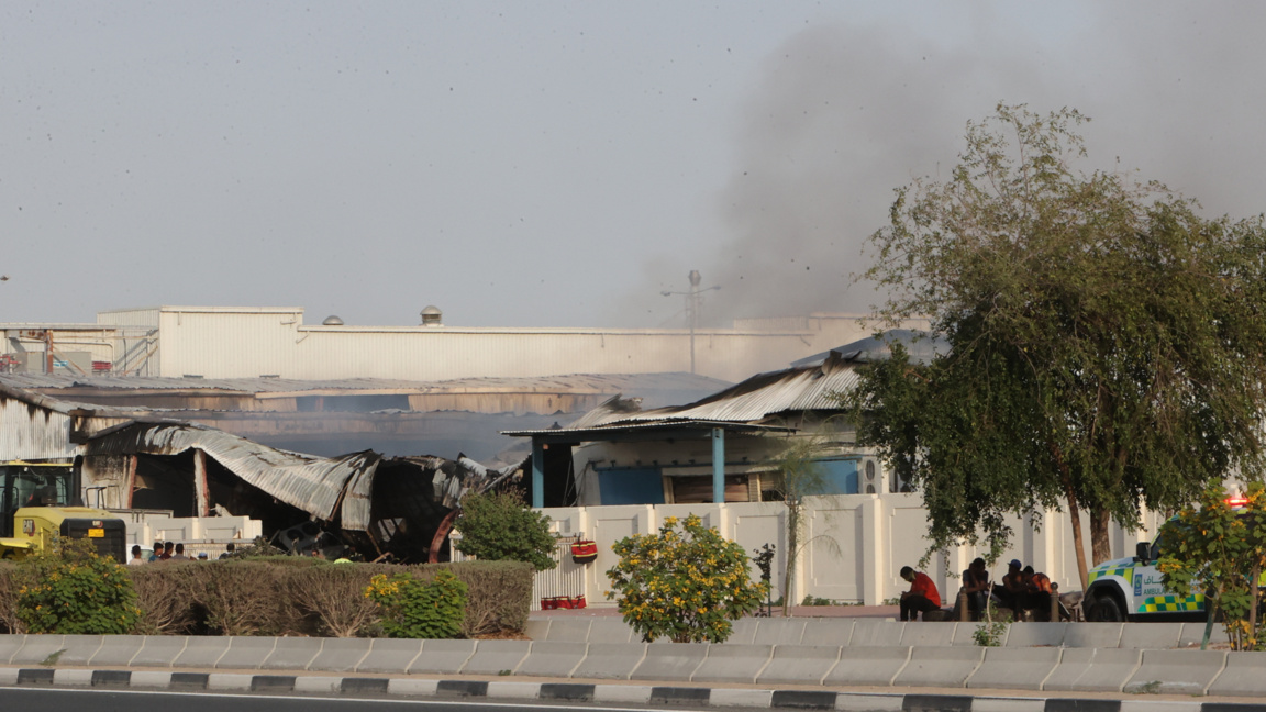 Повреден склад в Катар след ирански удар.