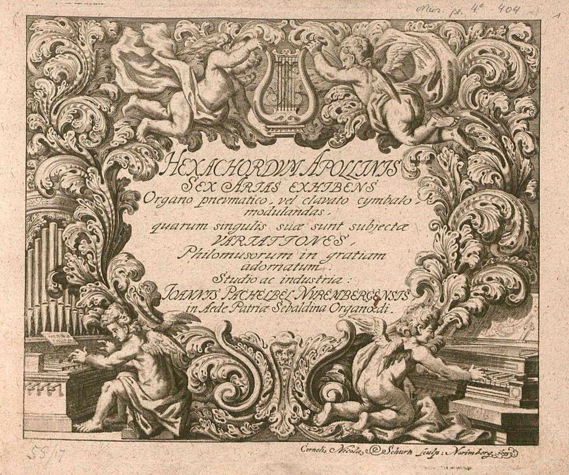 "Шестте струни на Аполон" от Йохан Пахелбел