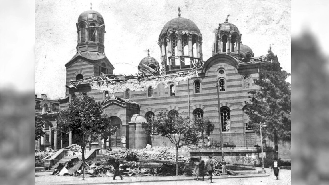 Храмът "Свети Крал" след атентата