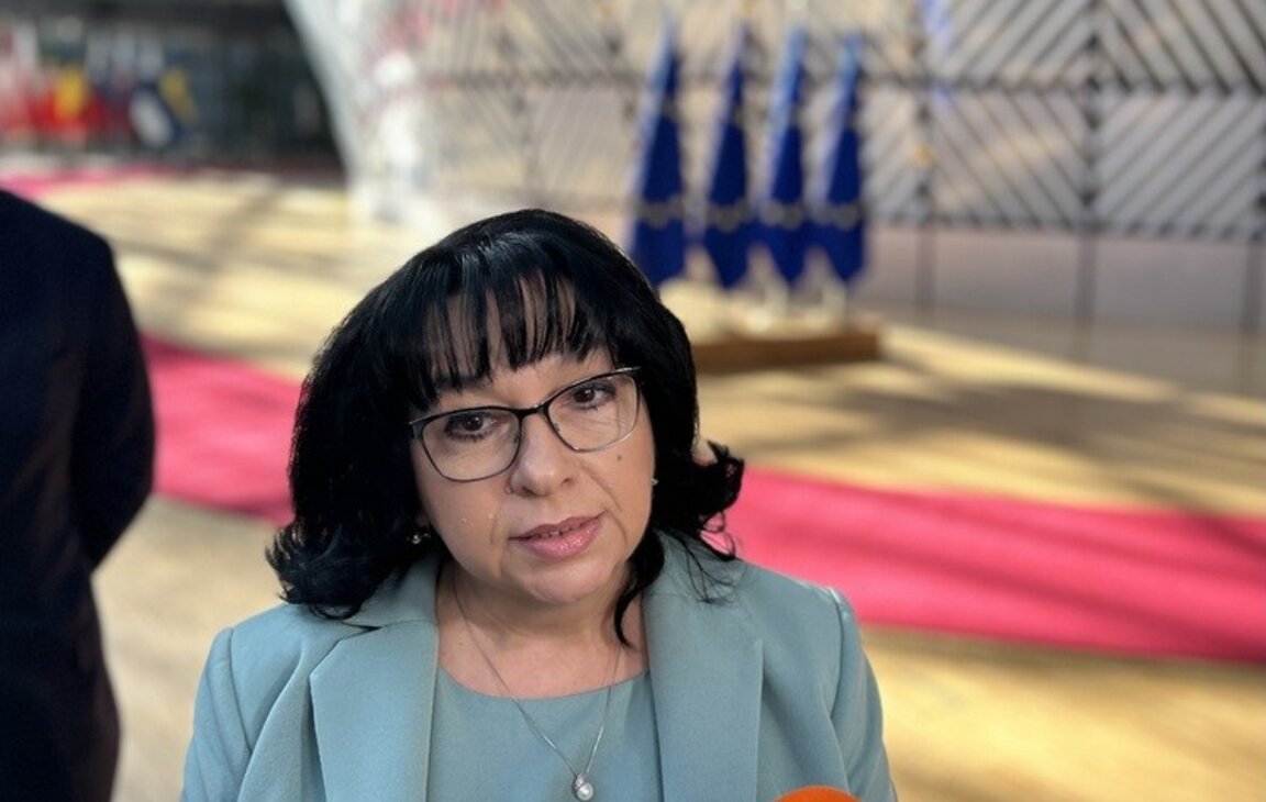 Bulgaria's Minister of Finance Temenuzhka Petkova