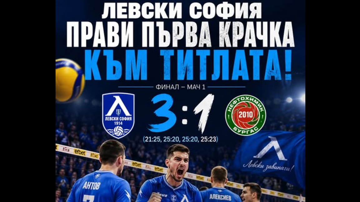 "Левски" с важна крачка към титлата 