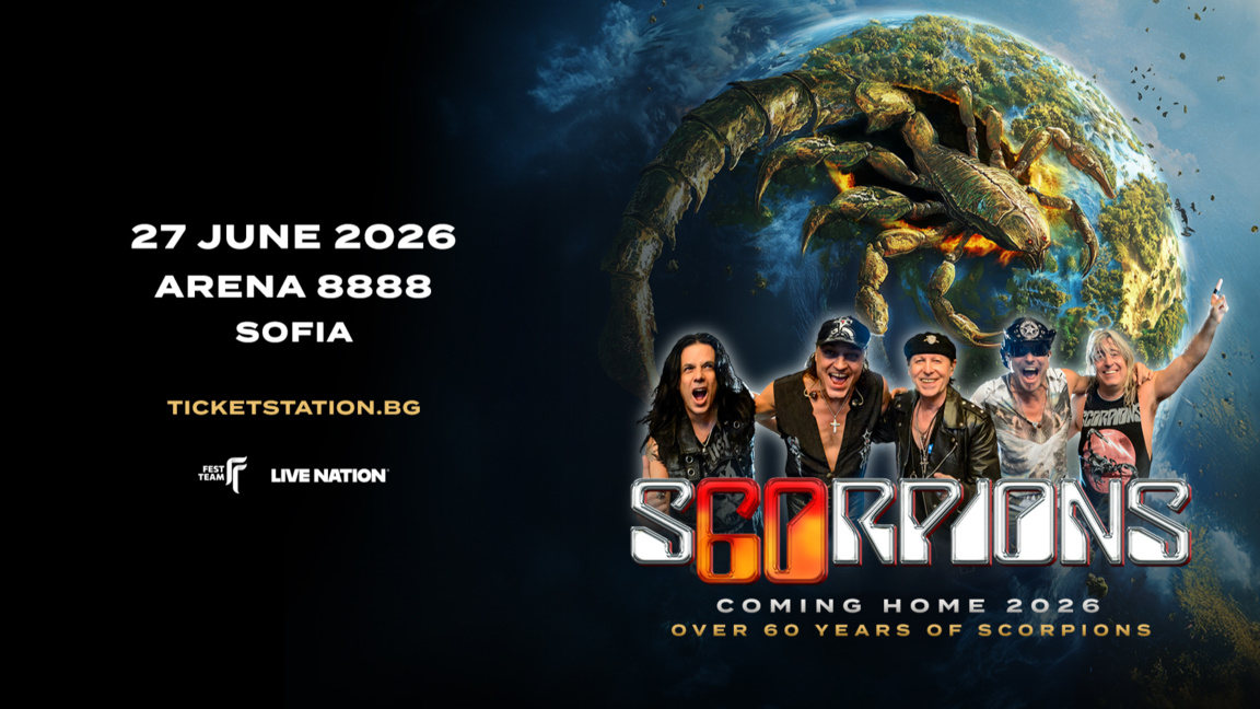 SCORPIONS отново у нас с юбилейно шоу на 27 юни 2026