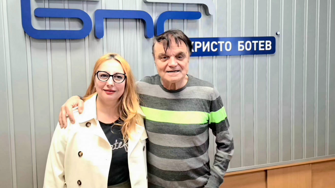 Пейо Пеев и водещата Мария Мира Христова