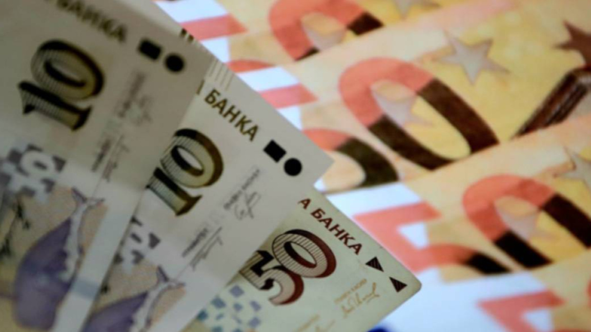 евро лева банкноти