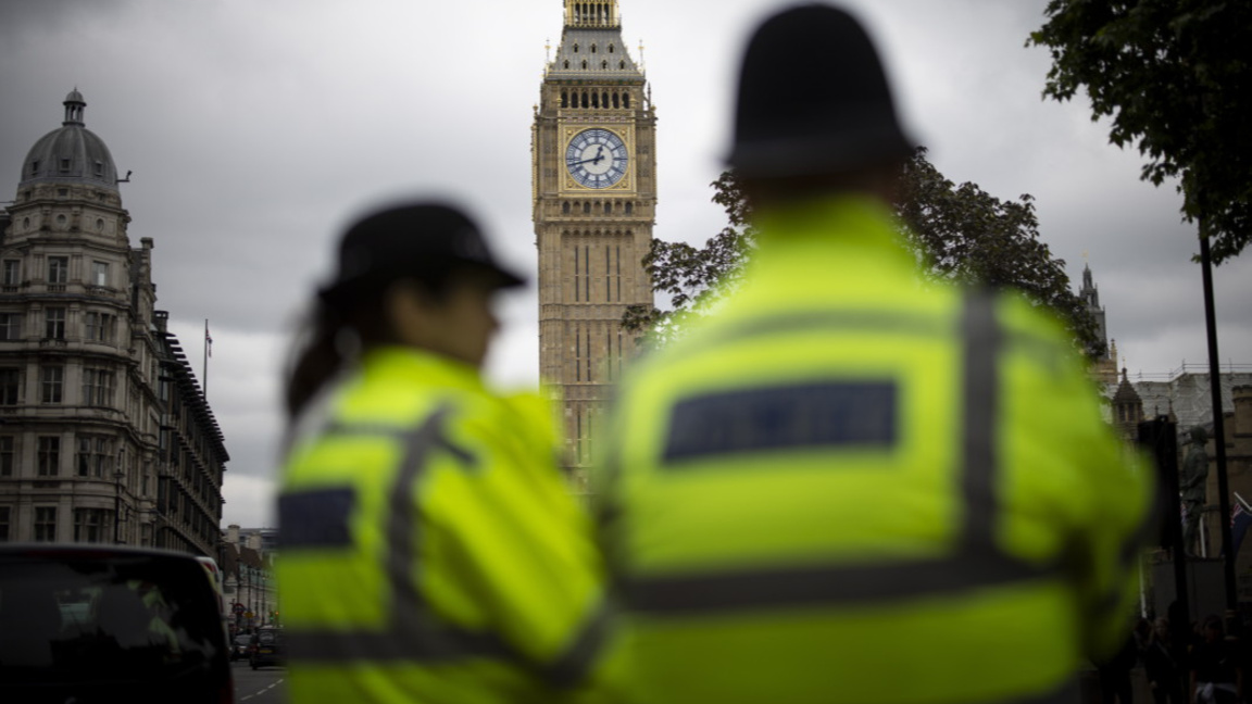 Лондон Великобритания полиция