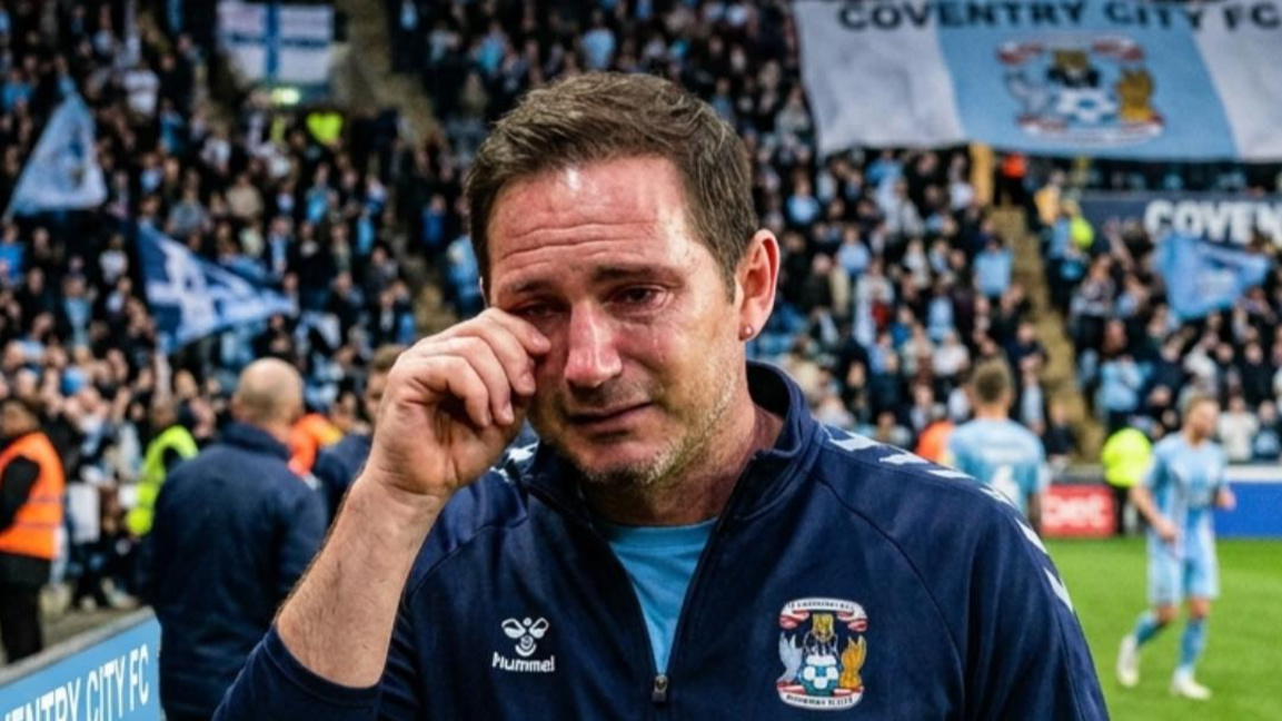 Франк Лампард не сдържа сълзите си след класиранет