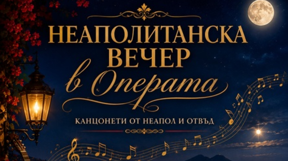 Канят на „Неаполитанска вечер в Операта – канцонети и отвъд“ 