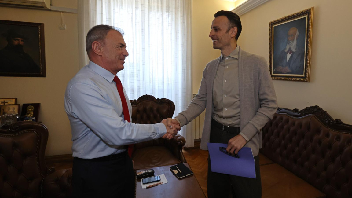 Димитър Бербатов и проф. Сергей Игнатов