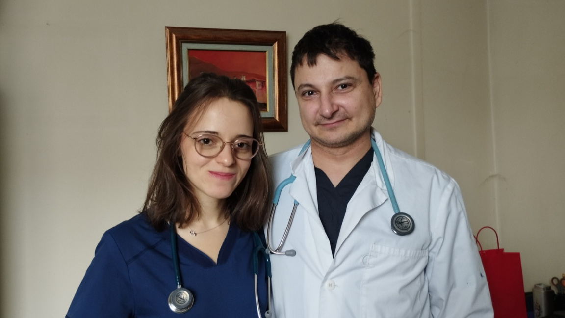д-р Мила Пенева и д-р Боян Кунев