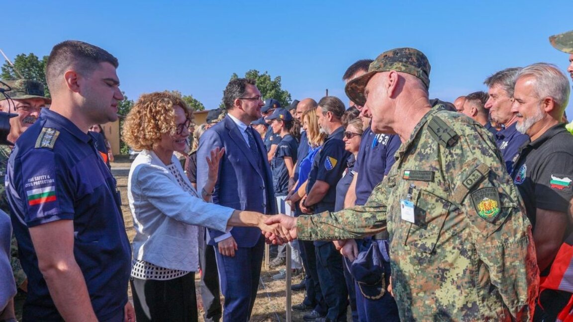Ο υπουργός Εσωτερικών εγκαινίασε την Στρατιωτική Άσκηση «Bulgaria 2025»