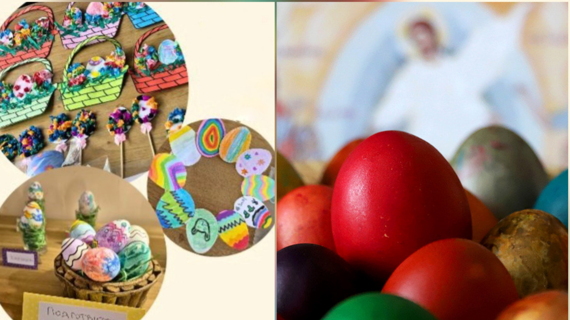 Деца от българското училище в Антверпен представят великденска изложба