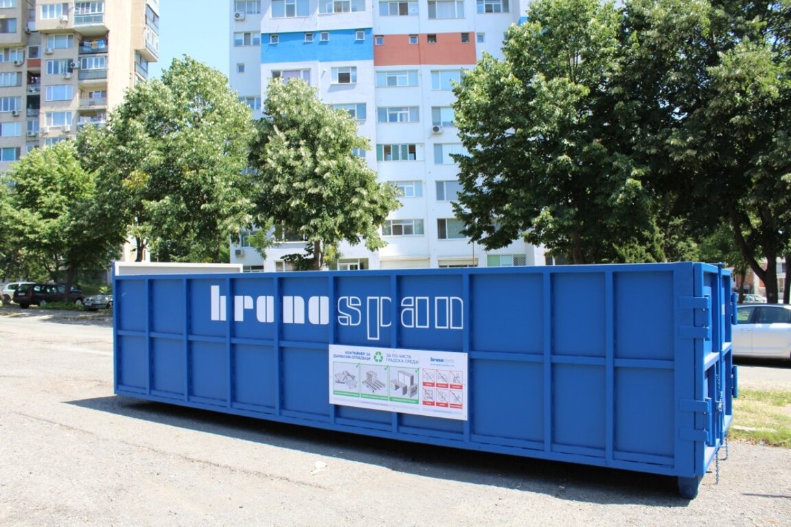 Във Варна поставят контейнери за събиране на дървесни отпадъци от домакинствата