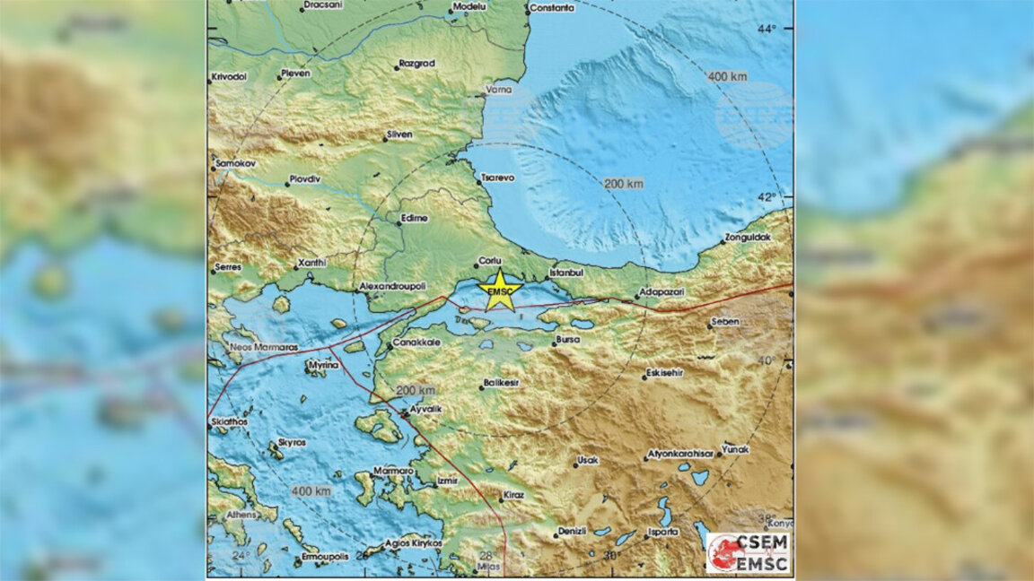 6.2-magnitude earthquake in Turkiye felt in Bulgaria