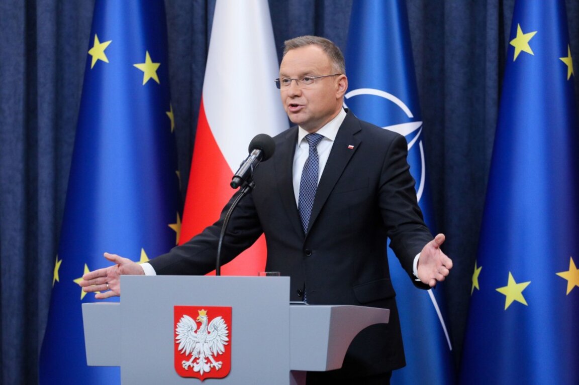 Президентът на Полша Анджей Дуда