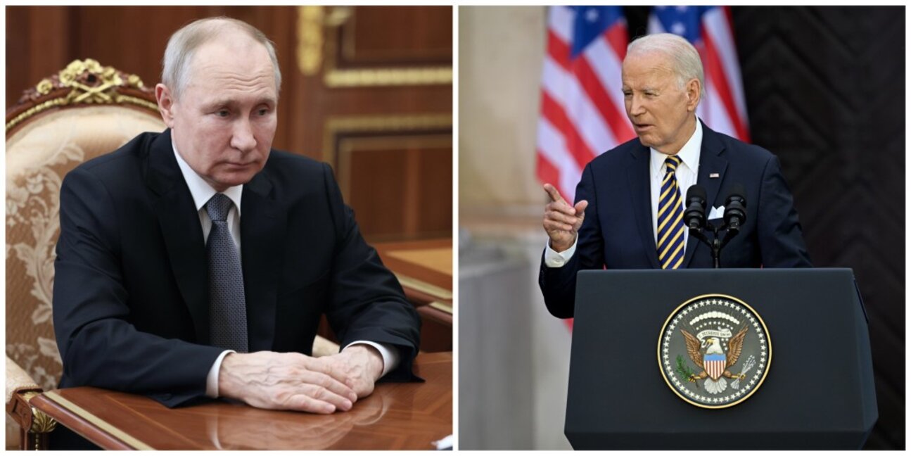 Владимир Путин и Джо Байдън