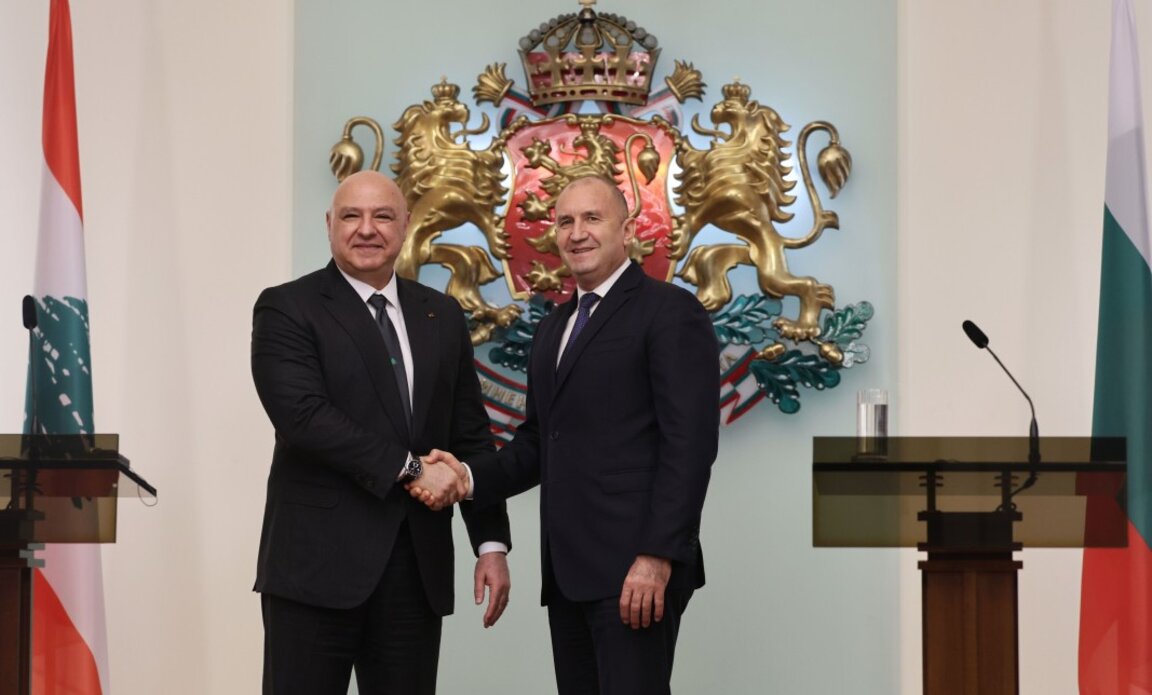Le président du Liban est en visite en Bulgarie