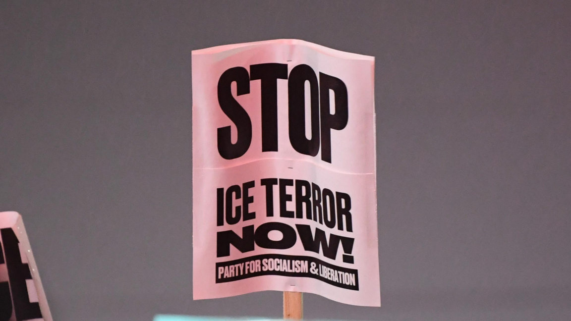 Кадър от протест в Минеаполис