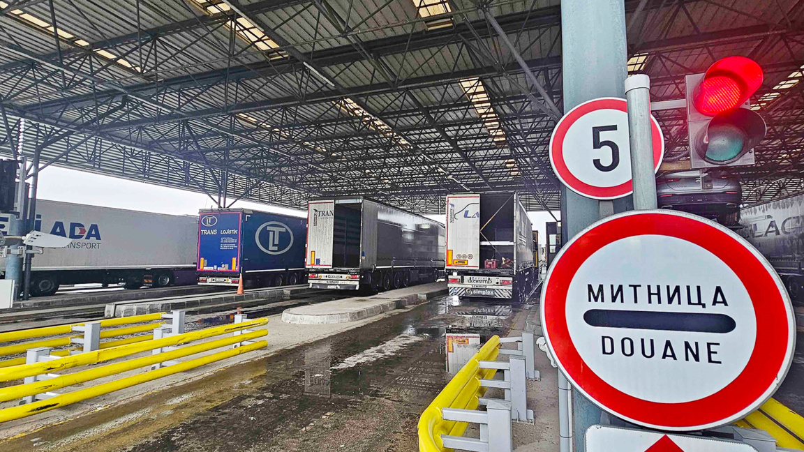 Starker LKW-Verkehr in Richtung Türkei