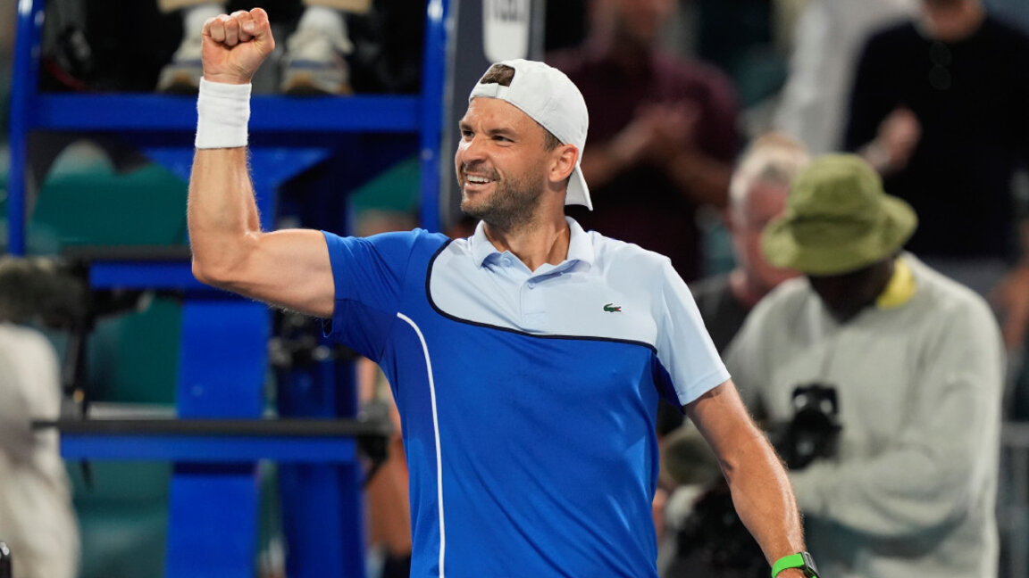 Dimitrov, Miami’de yarı finale yükseldi