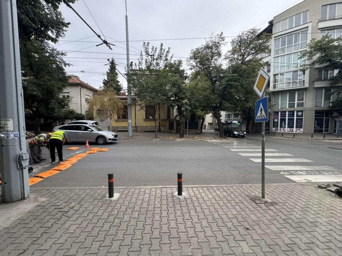 Община Стара Загора обезопасява централно кръстовище