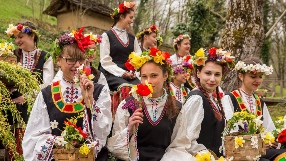 Beautiful lazarki and vibrant spring spirit at the Etar Ethnographic Museum