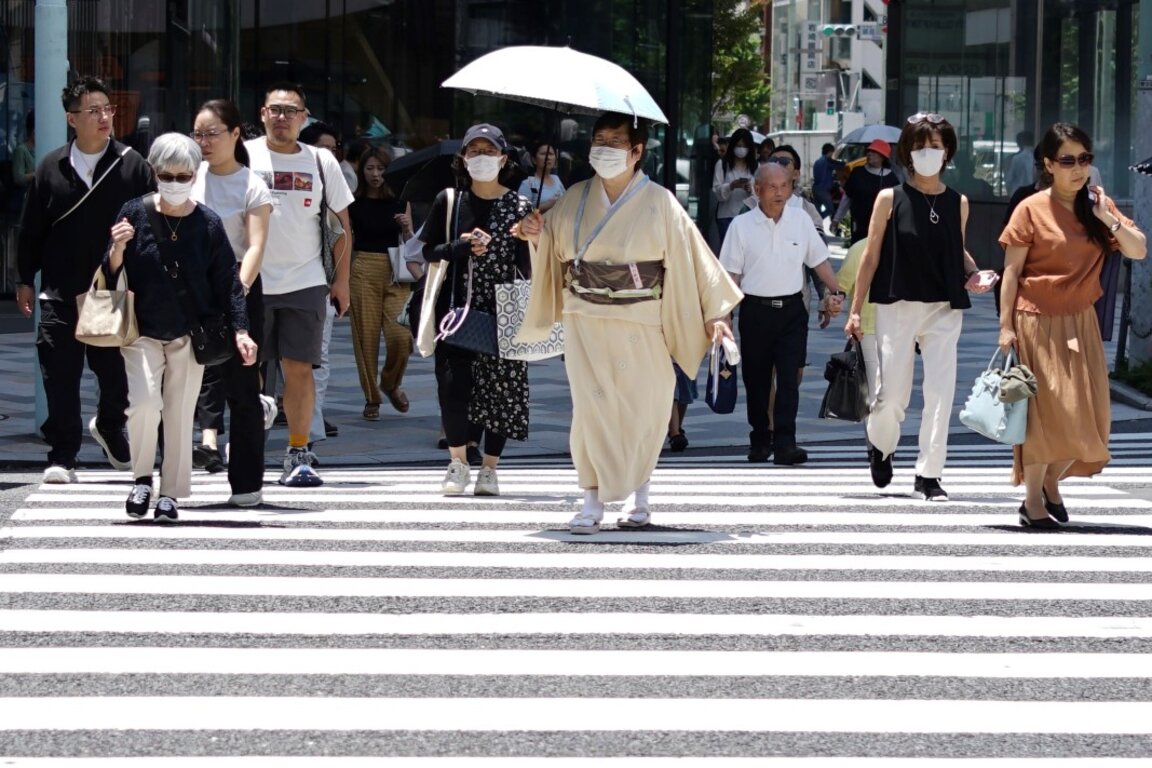 Жега в Япония, над 100 човека са приети в болница