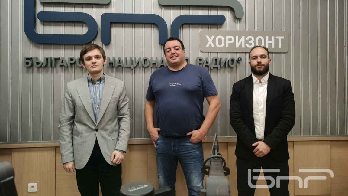 Доброслав Славов, Светослав Живков и Радостин Христов (от ляво на дясно)