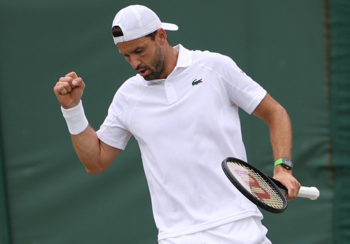 Григор Димитров отстрани австриец, следва осминафинал със Синер