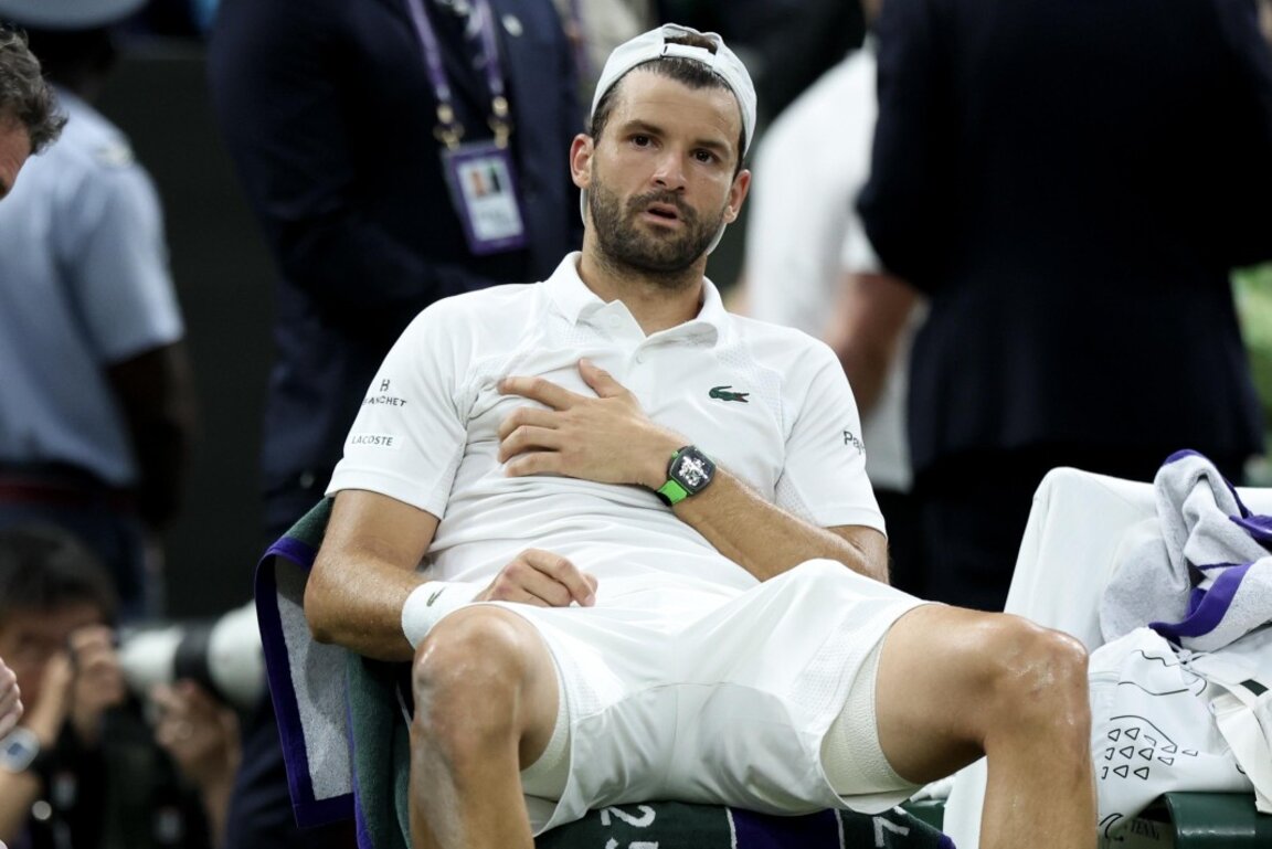 Tennis : Blessé, Grigor Dimitrov est contraint de quitter Wimbledon...