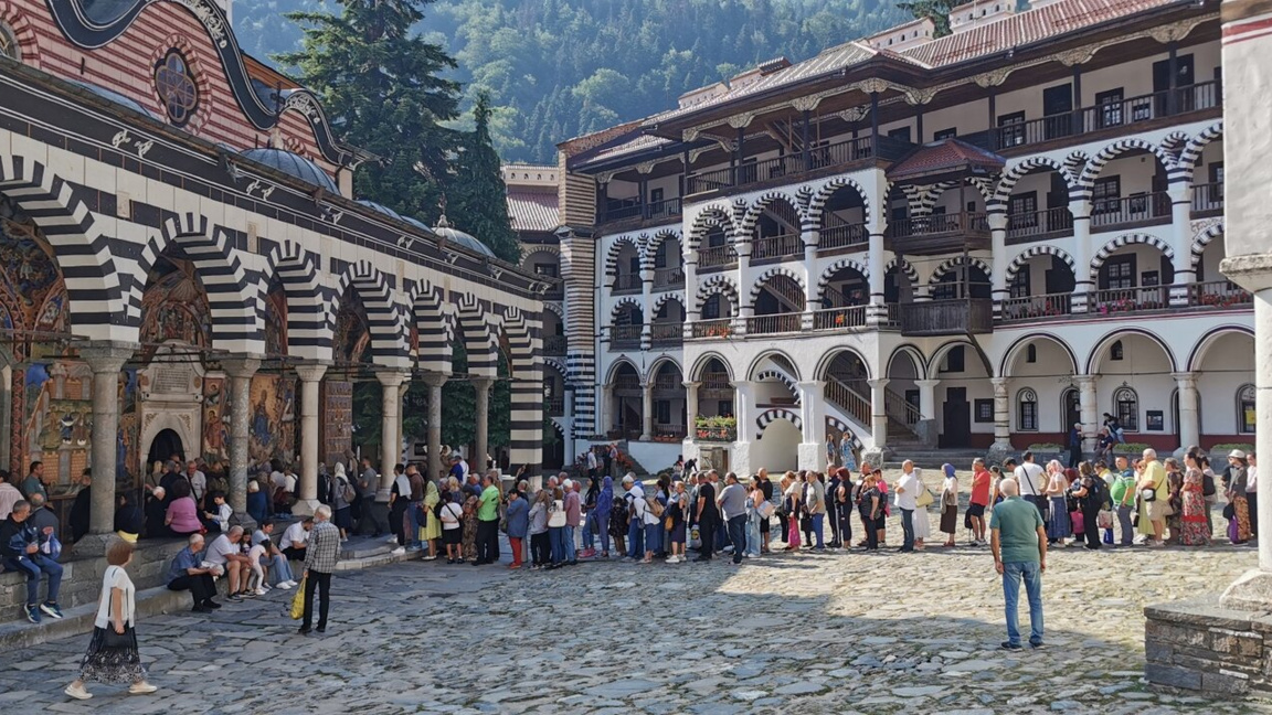 Kisha Ortodokse Bullgare kremton Fjetjen e Shën Joan Rillskit