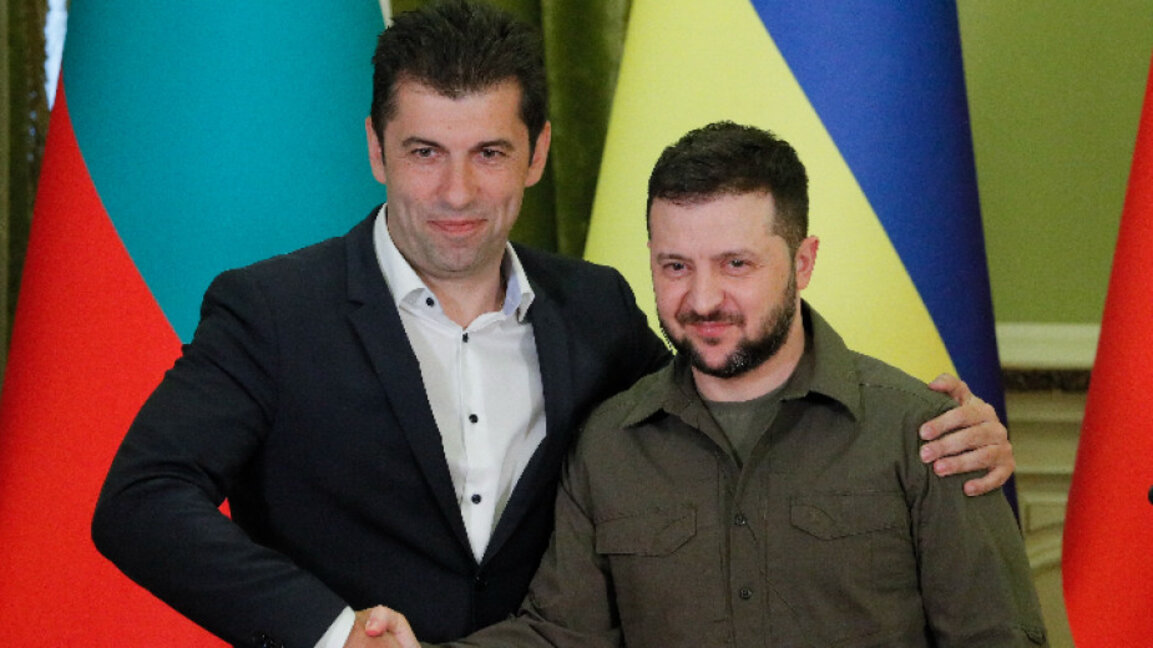 Кирил Петков и Володомир Зеленски