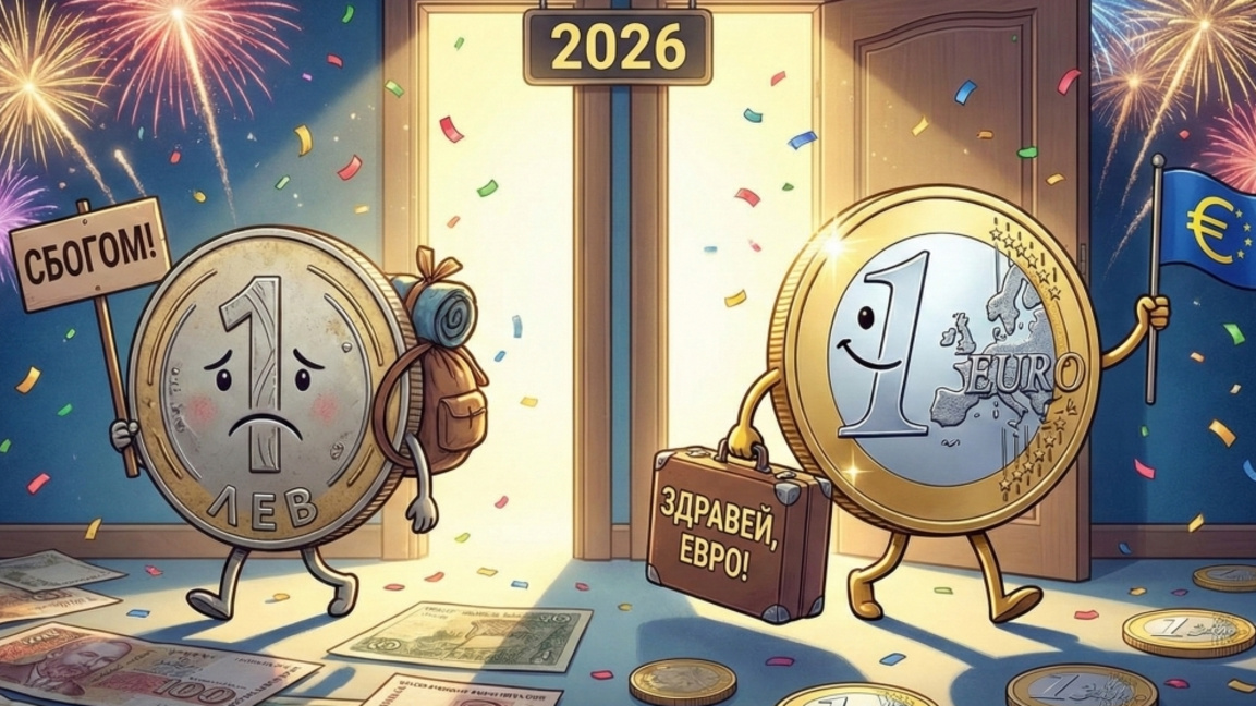 Левът си отива, еврото дойде