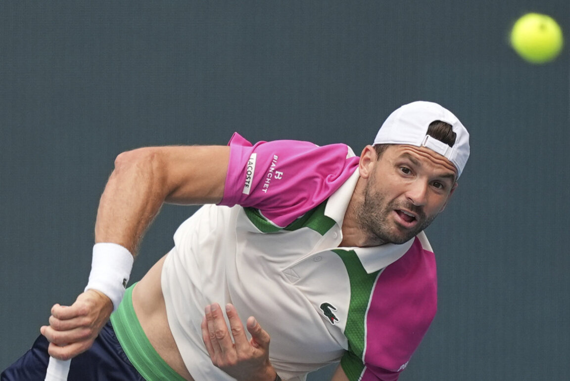 Tennis: Grigor Dimitrov est en huitièmes de finale à Madrid