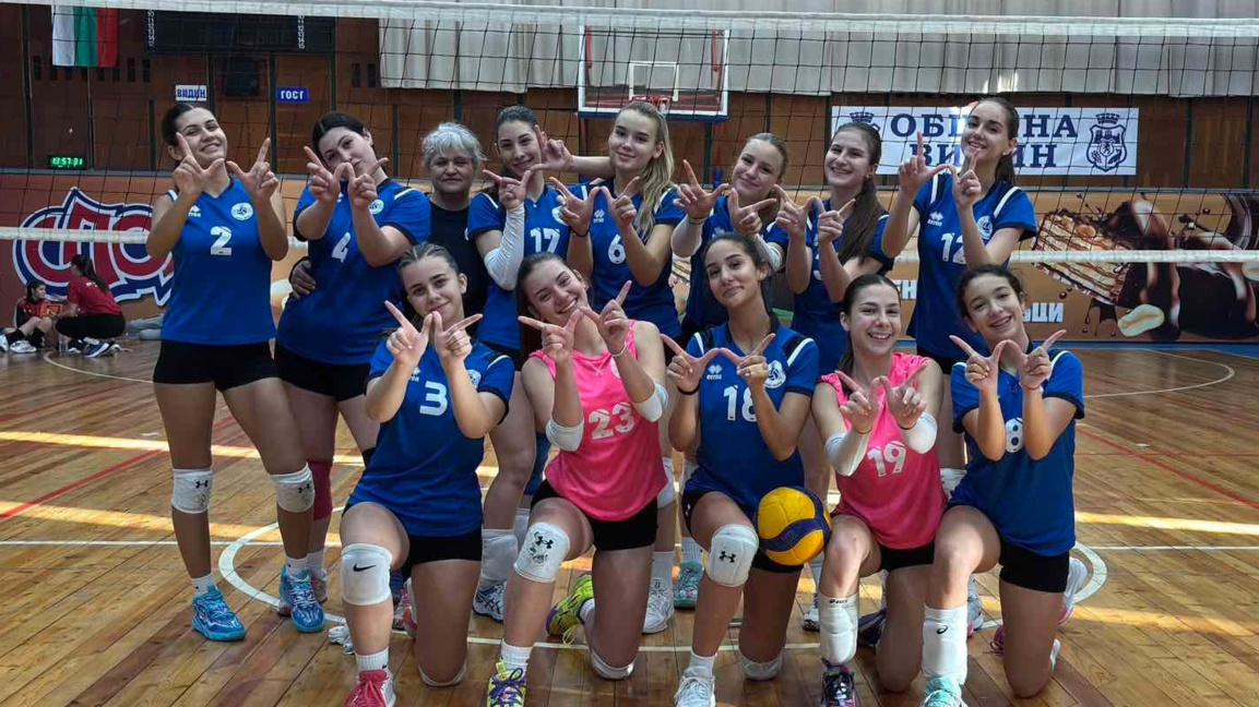 „Бдин-Вида“ с 3 от 3 при девойките