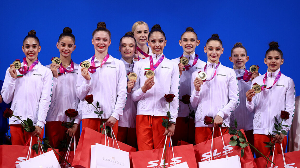 Bulgaria terminó con la mayor cantidad de medallas en el Campeonato Mundial de Gimnasia Rítmica en Sofía