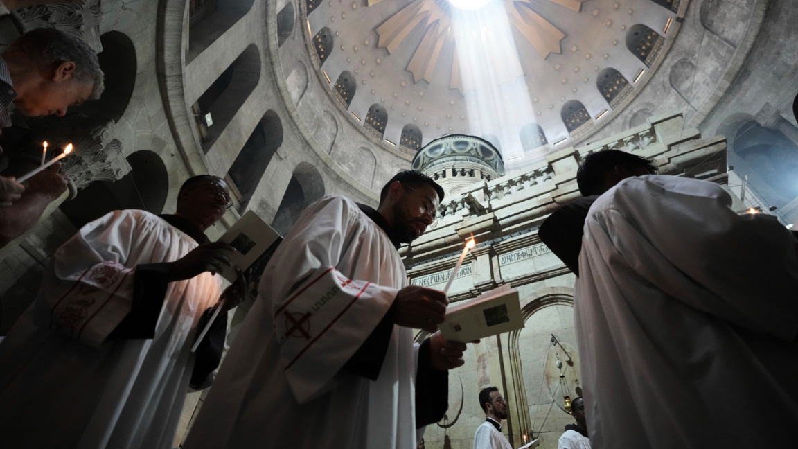 Християните посрещат Рождество в Светите земи за пръв път след края на войната