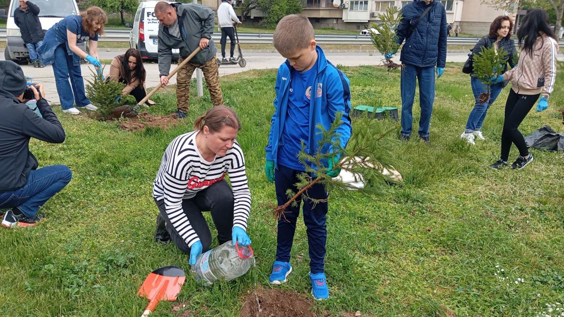 Монтана отбеляза Деня на Земята със залесяване