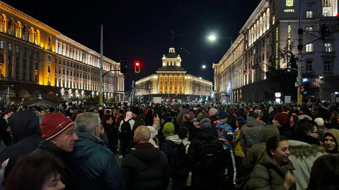 Thousands go out on protest in Sofia and major cities across Bulgaria